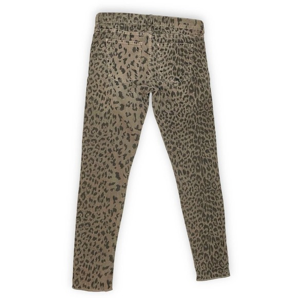 🍀Current Elliott Women’s Sz 28 Leopard Stiletto Skinny Corduroy Pants - Picture 4 of 10